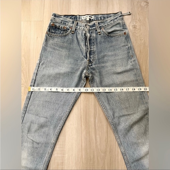 Redone vintage levi’s 501 cropped jeans - Picture 7 of 11